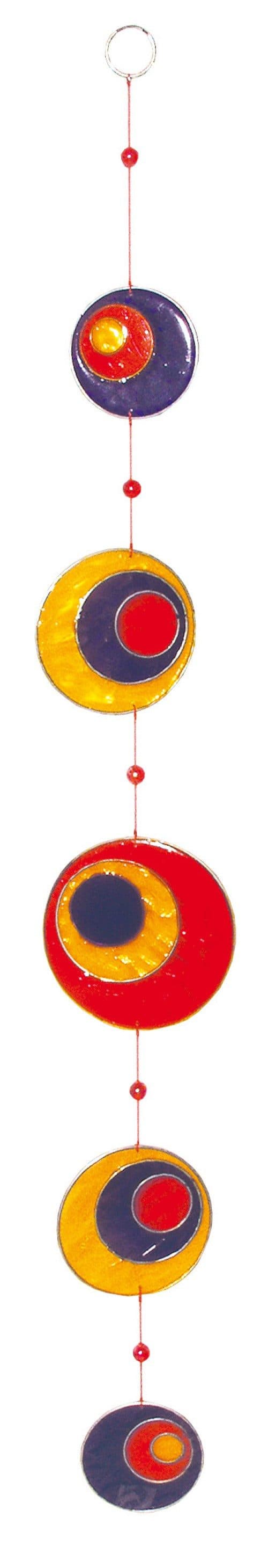 Saraswati Hängedekoration Suncatcher "Peacock" Fiberglas bunt