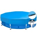Sekey Pool-Abdeckplane Rund Blau Reißfest Bild 2
