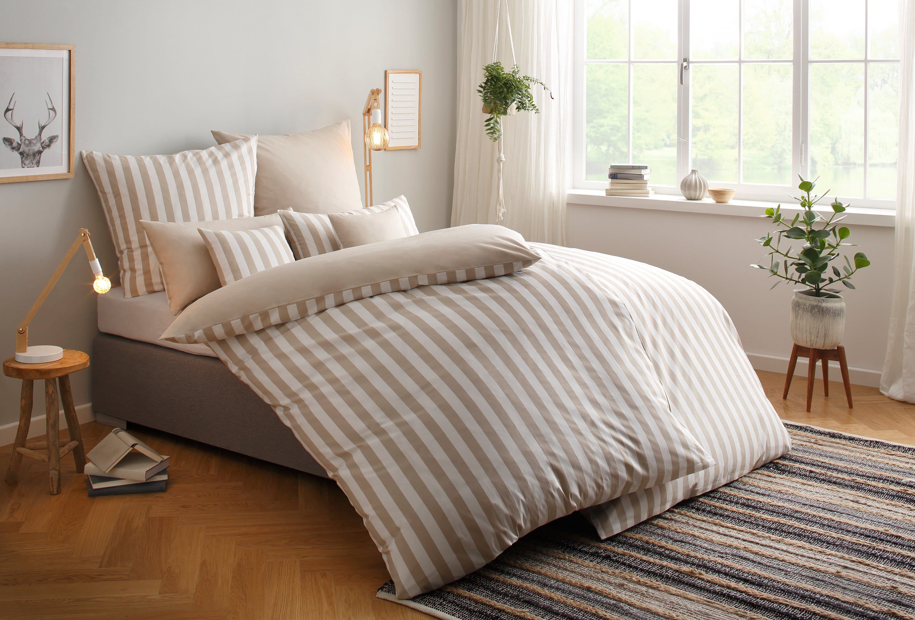 OTTO HOME Wendebettwäsche Greta Beige Mako-Satin - Bild 2