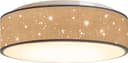Zedelmaier Deckenlampe Stoff-Lampenschirm Sternendesign Bild 2