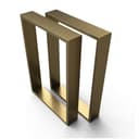 sossai® Tischgestell XXL Stahl Tischkufen 50-70cm x 72cm in Gold Bild 2
