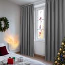 Deconovo Verdunkelungsvorhang Gardinen mit Kräuselband Blickdicht Vorhänge Wohnzimmer 2er Set Bild 2