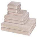 Cawö Handtuch Set Pure 8-tlg. Walkfrottee Baumwolle Beige Bild 2