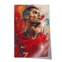 JUSTGOODMOOD Poster Premium Cristiano Ronaldo Portugal Kunstposter Bild 2