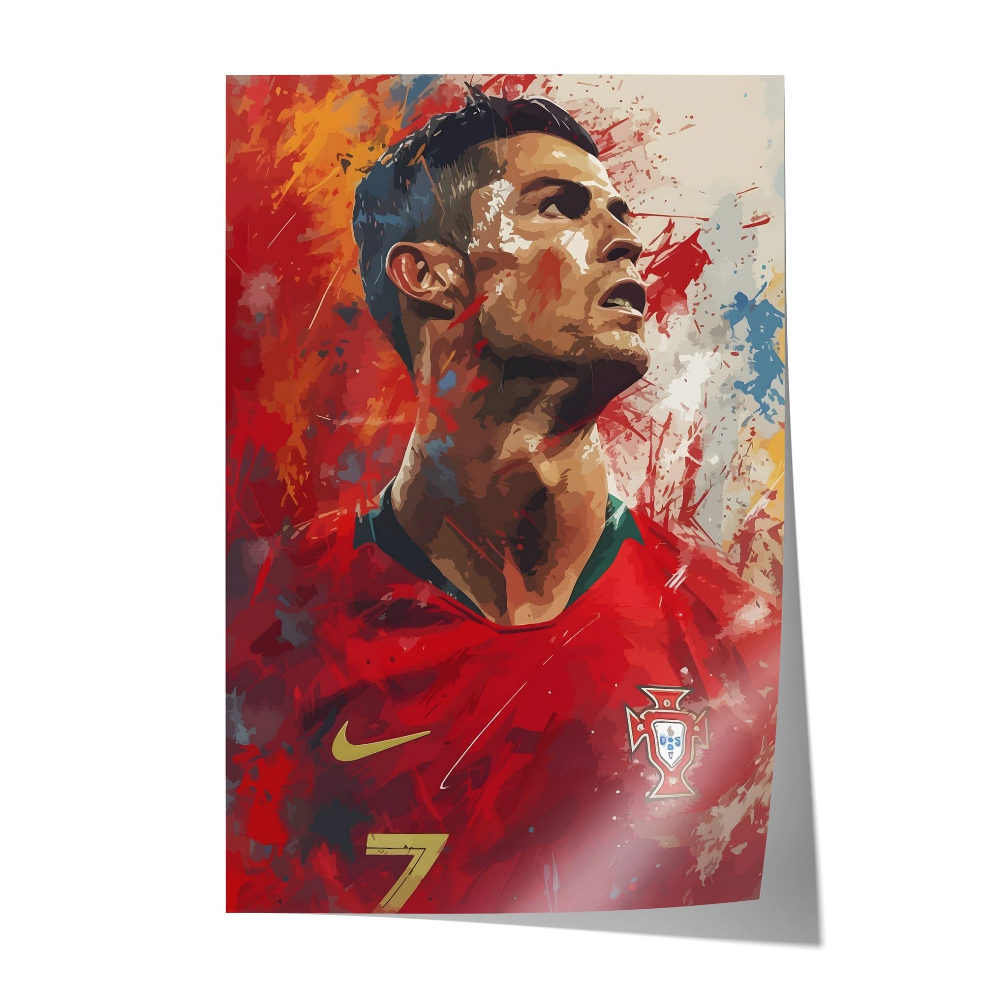 JUSTGOODMOOD Poster Premium Cristiano Ronaldo Portugal Kunstposter - Bild 2