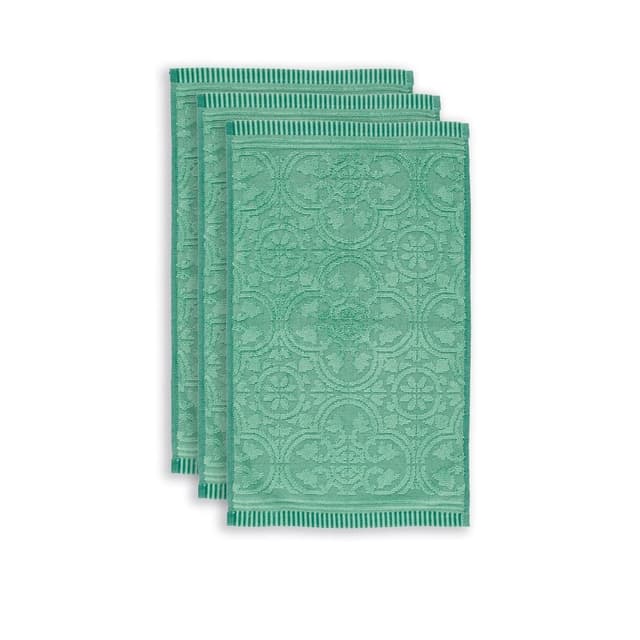PiP Studio Handtuch Tile Pip Grün 100% Baumwolle S0R39082