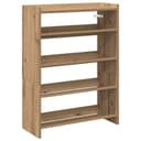vidaXL Schuhregal Artisan-Eiche 60x25x81 cm Holzwerkstoff Bild 2