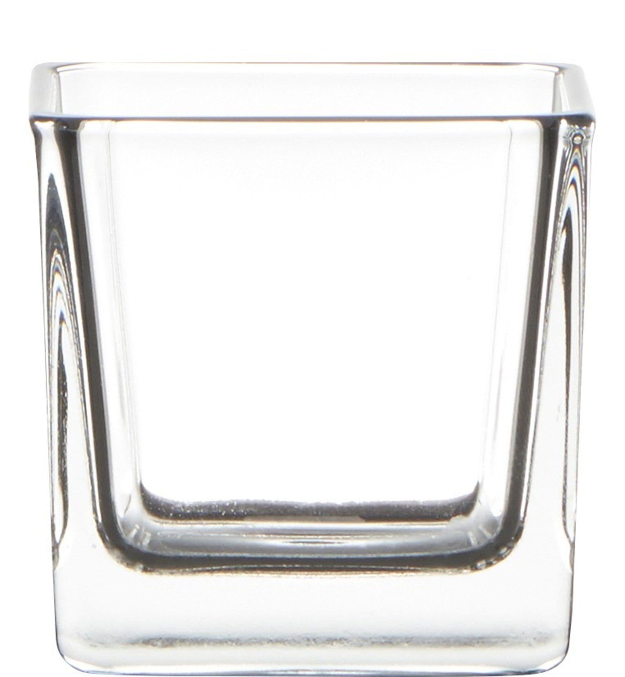 Hakbijl Glass Tischvase Cubic klar Quadratisch 6x6x6cm