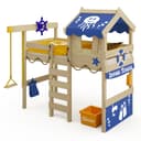 Wickey Kinderbett Crazy Jelly Spielbett mit Dach und Kletterleiter Bild 2