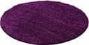 AYYILDIZ Life Shaggy 1500 Hochflor-Teppich Lila Rund Bild 2