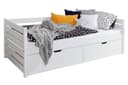 Ticaa Sofabett Naomi Weiß mit 2 Schubkästen Bild 2