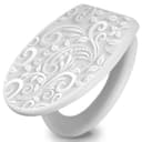 banjado WC-Sitz mit Absenkautomatik White Swirl Bild 2