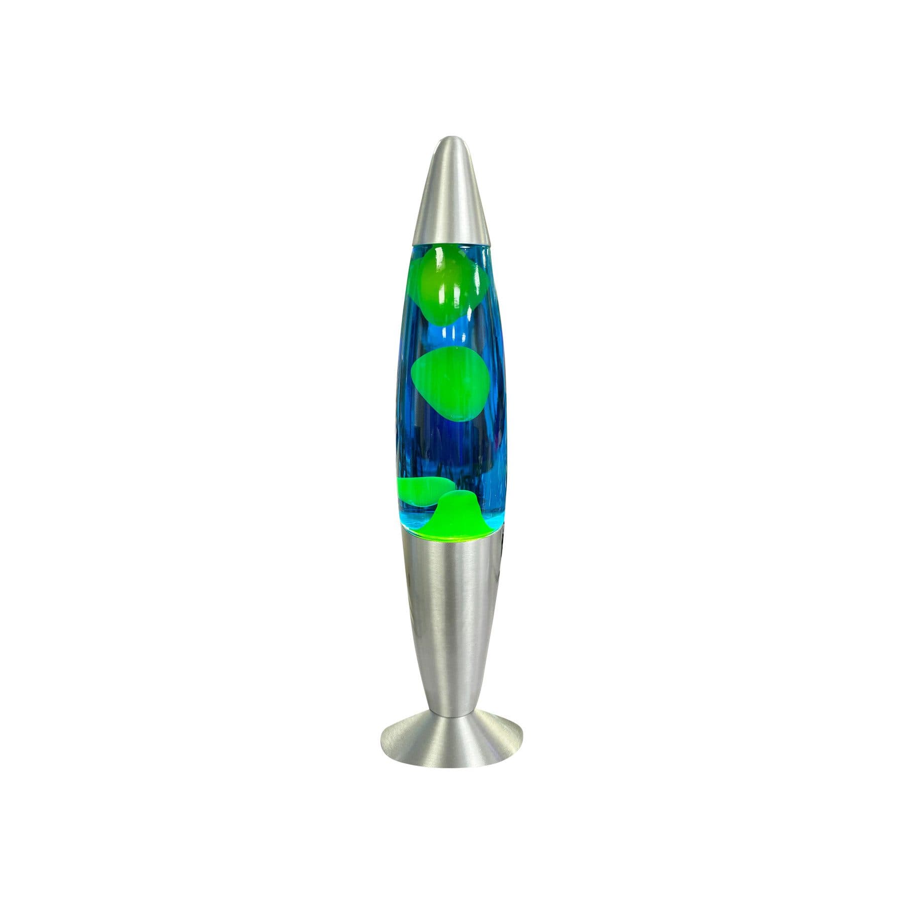 BLULAXA LED Lavalampe Retro Design Gelb/Blau - Bild 2