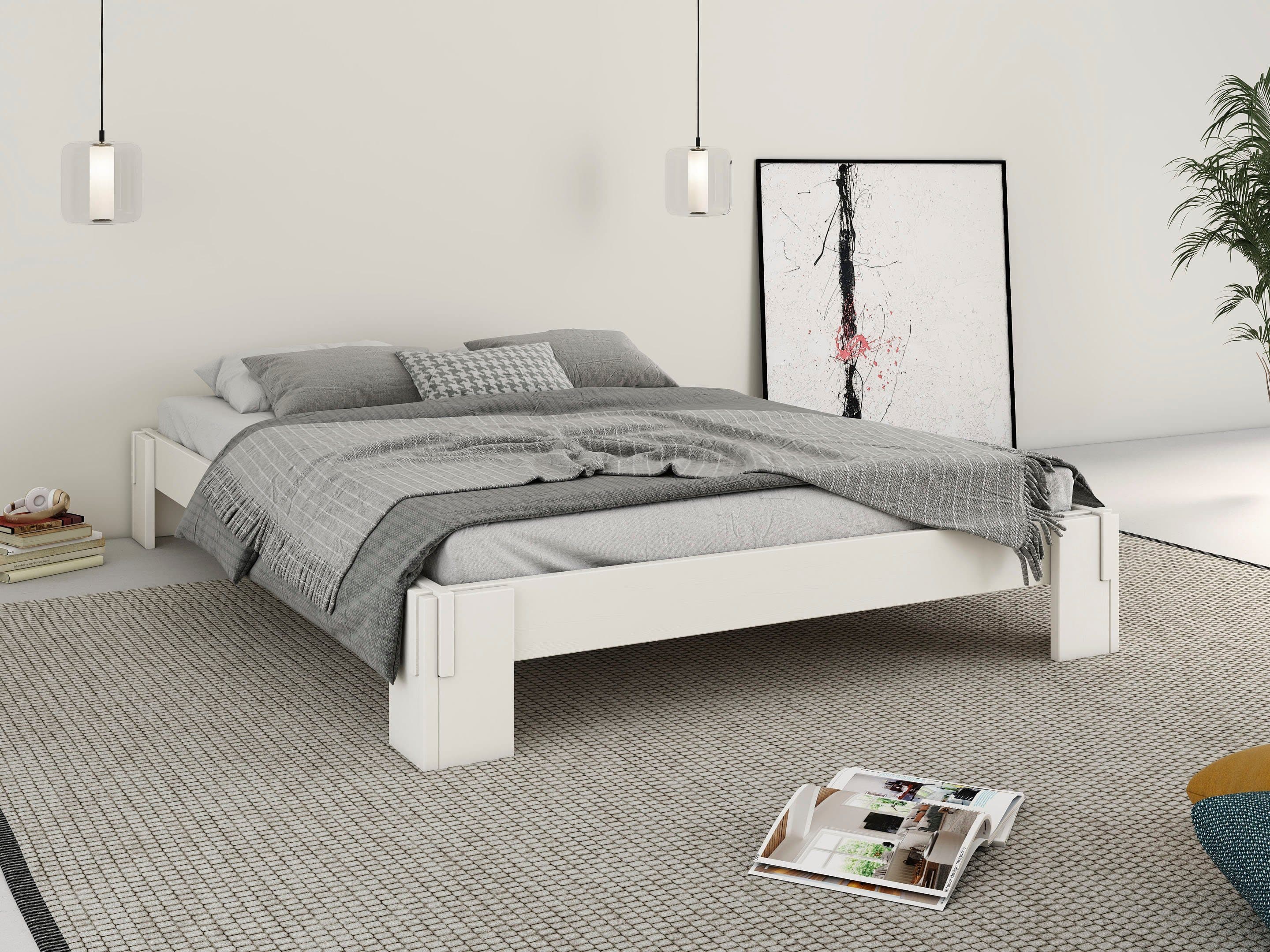 OTTO HOME ZEN Futonbett Weiß Massivholz Kiefer - Bild 2