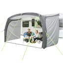Skandika Vika Air Caravan 400 Vordach mit 2 Seitenwänden Grau Bild 2