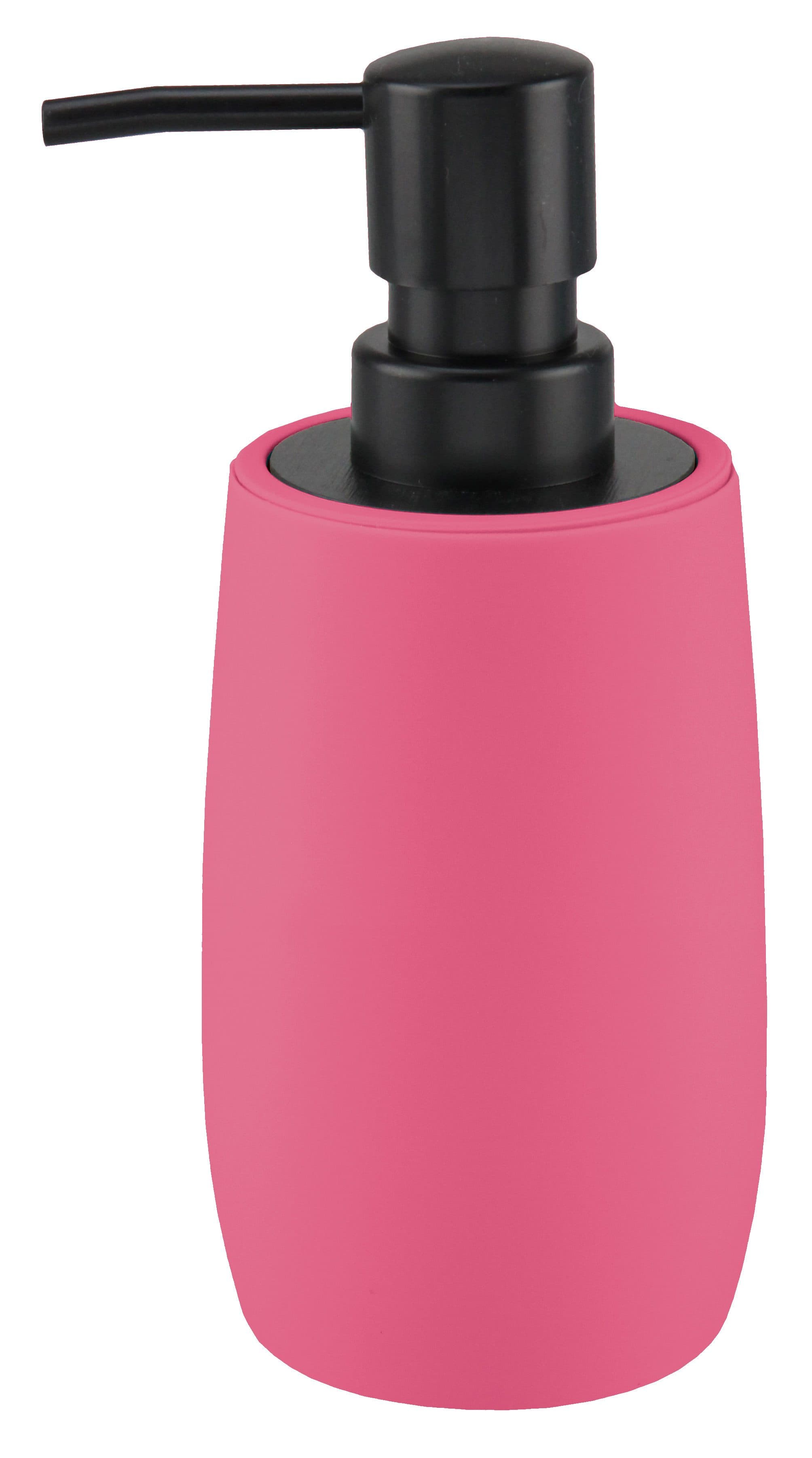 Seifenspender KLEINE WOLKE "Daily" Pink ABS Bambus Dosierspender