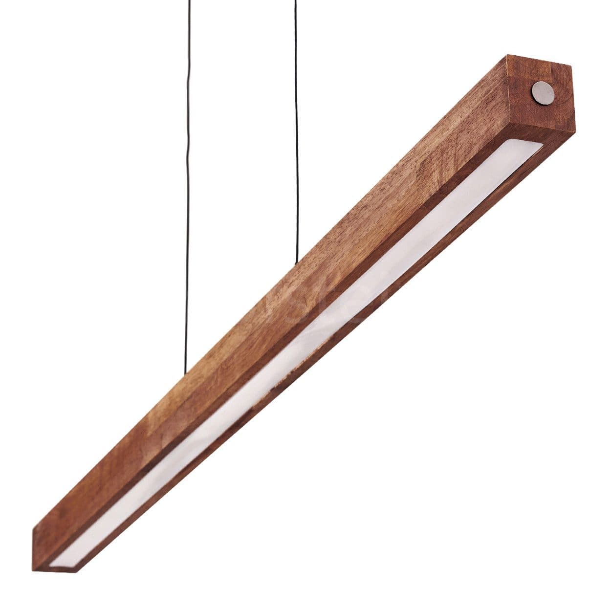 hofstein Pendelleuchte Dimmbar LED Schwarz/Braun Skandinavisch - Bild 2