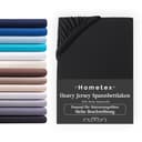 Hometex Premium Textiles Spannbettlaken Exclusive Schwarz Jersey Bild 2