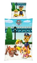 Herding Kinderbettwäsche 135x200cm Paw Patrol Hunde Polizei, Renforcé, 2 teilig, Chase, Marshall, Skye, Rubble, Zuma und Everest, mit Knopfleiste Bild 2