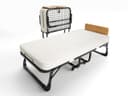 Gunuss Klappbett Erwachsene Gästebett mit 10 cm Dicke Matratze Schrankbett 90x190cm Reisebett Metallbett Bild 2
