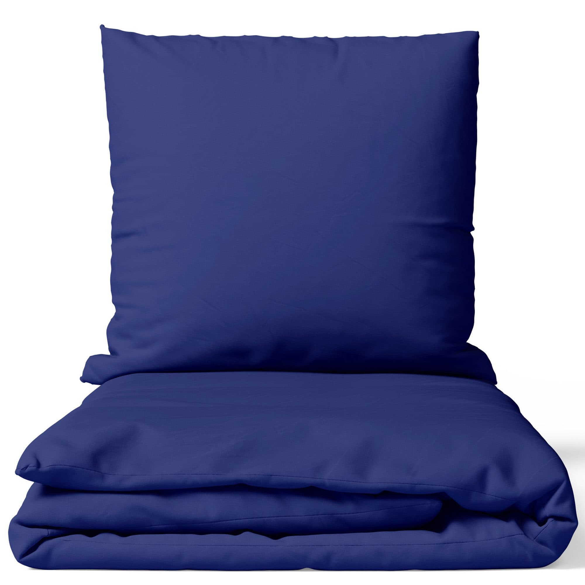 NYVI Bettwäsche DreamScience Mikrofaser Uni Blau - Bild 2