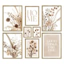 ARTFAVES Bilder-Collage Poster Set Beige Dried Flowers 8-tlg. Wandbilder modern Bild 2