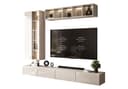 Lookway Wohnwand CARMEN II mit LED-Beleuchtung, Hochglanzfronten Bild 2