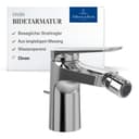 Villeroy & Boch Bidetarmatur Oasis Einhebel Bidet Wasserhahn Silber Bild 2
