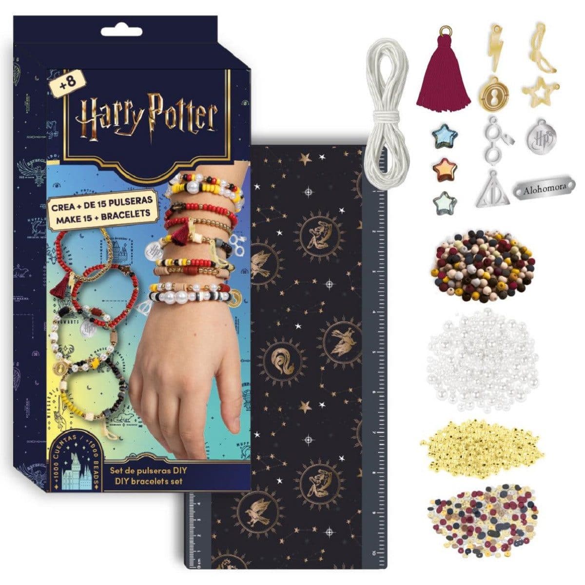 Harry Potter DIY Schmuckset Armbänder Perlen Bastelset Kinder