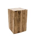 Spetebo Blumentisch Holz Sockel LEON - S Naturholz Dekorativ Bild 2