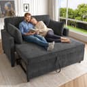 Merax Schlafsofa 2-Sitzer Sofabett klappbar Bild 2