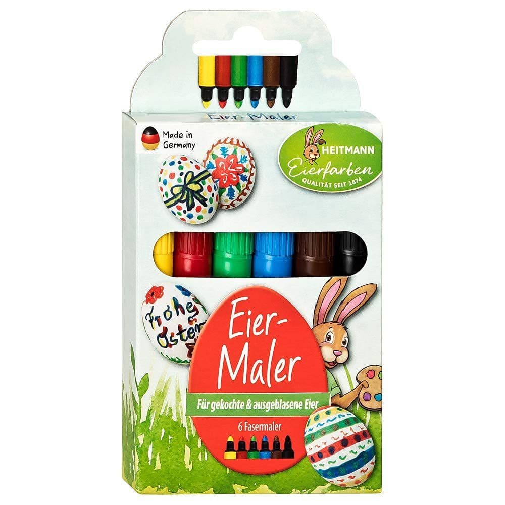 BRAUNS HEITMANN Osterei Heitmann Ostereierfarbe Eier-Maler 6ST Stifte
