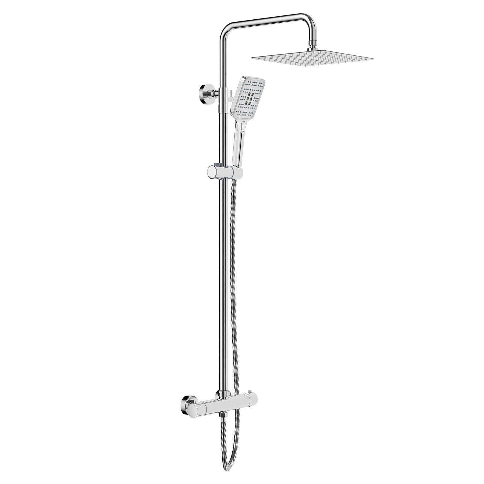Rainsworth Duschsystem 3 Funktionen Chrom Regendusche Set - Bild 2