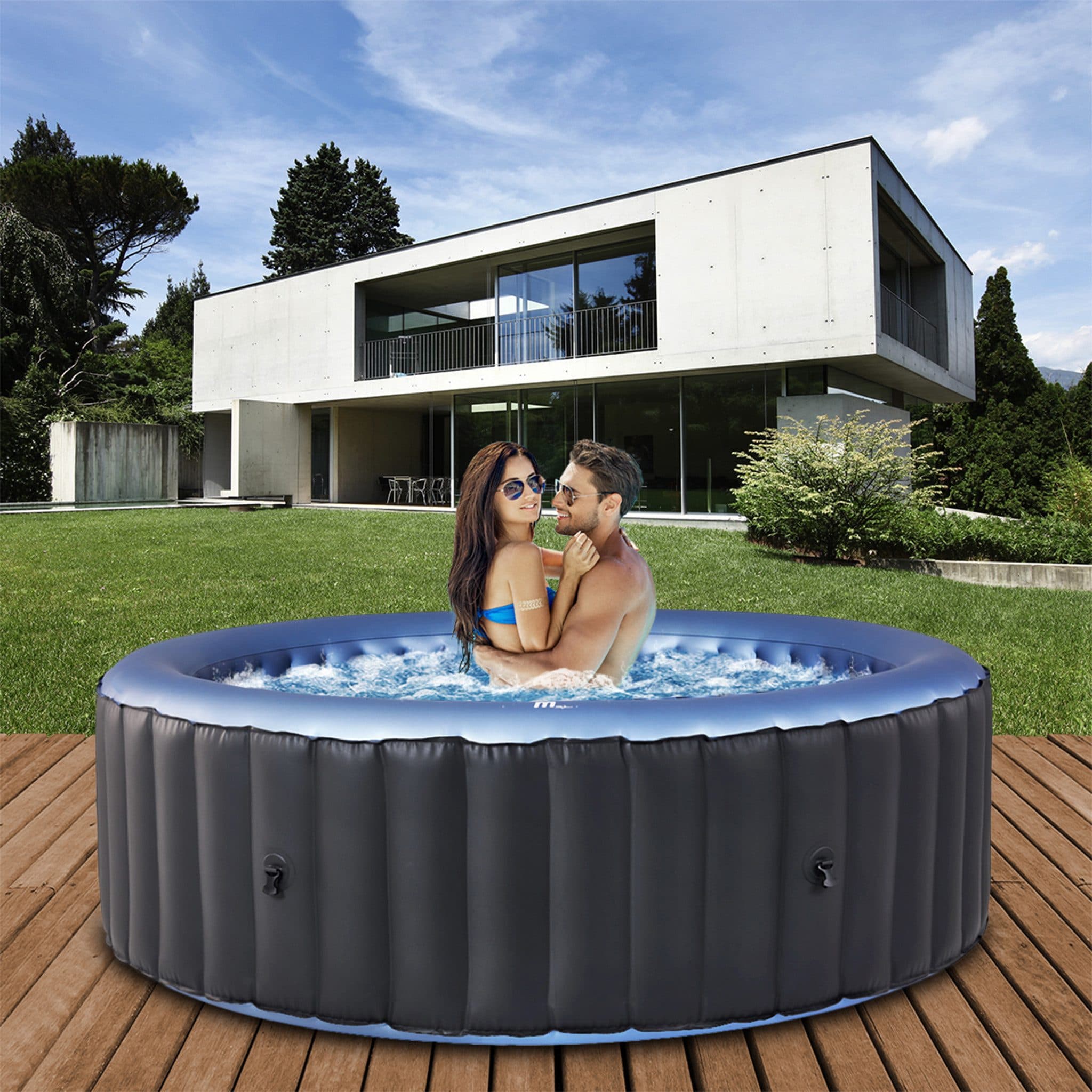 mSpa Whirlpool Bergen aufblasbar 8 Personen UV-C Anti-Frost - Bild 2