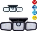 näve LED Solarleuchte Pacita Schwarz Wandleuchte mit Bewegungsmelder Bild 2
