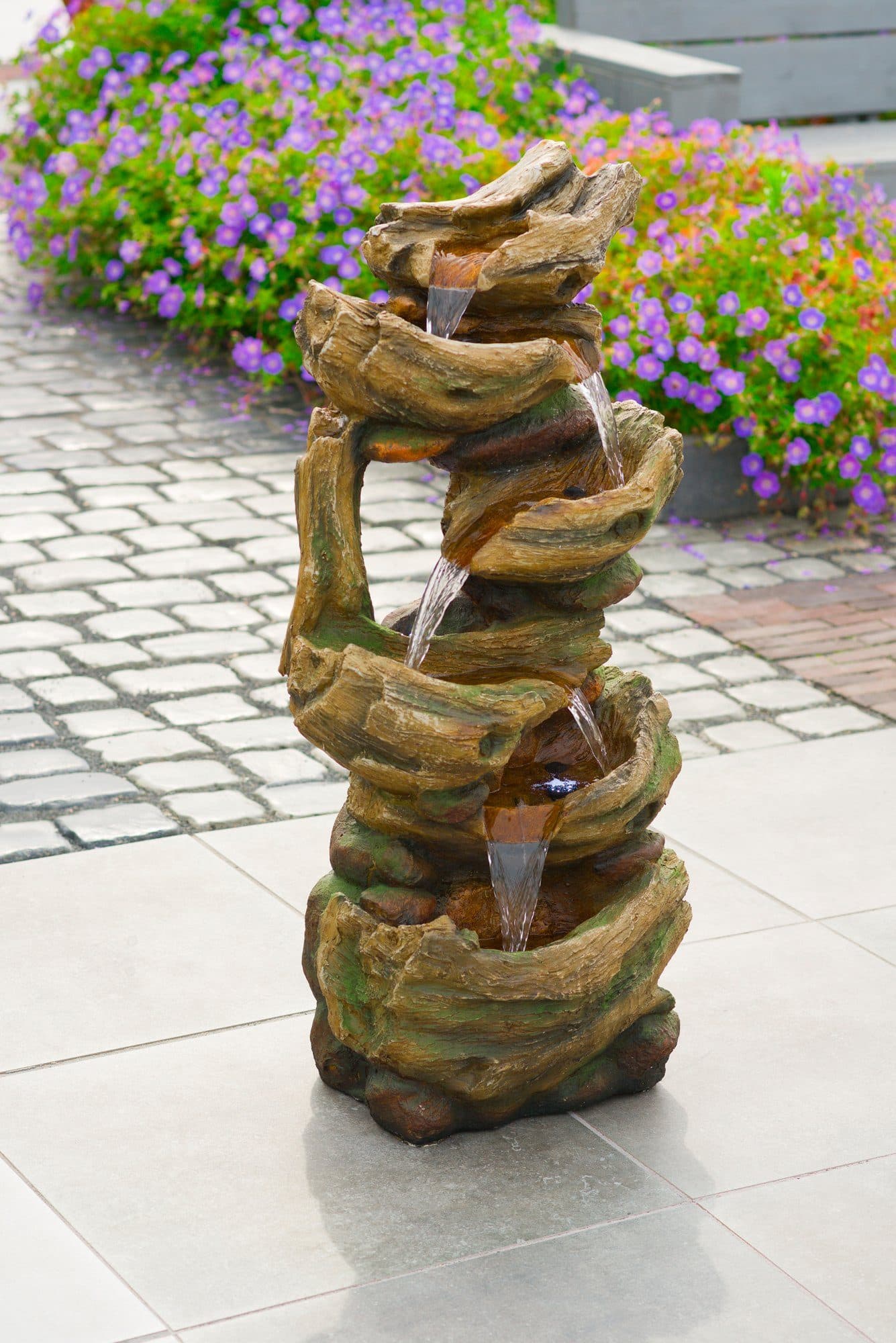 Ubbink Gartenbrunnen AcquaArte TRABIA 46,5 cm Breite Komplettset mit LED - Bild 2