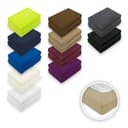 EXKLUSIV HEIMTEXTIL Spannbettlaken Doppelpack Grau Frottee Bild 2