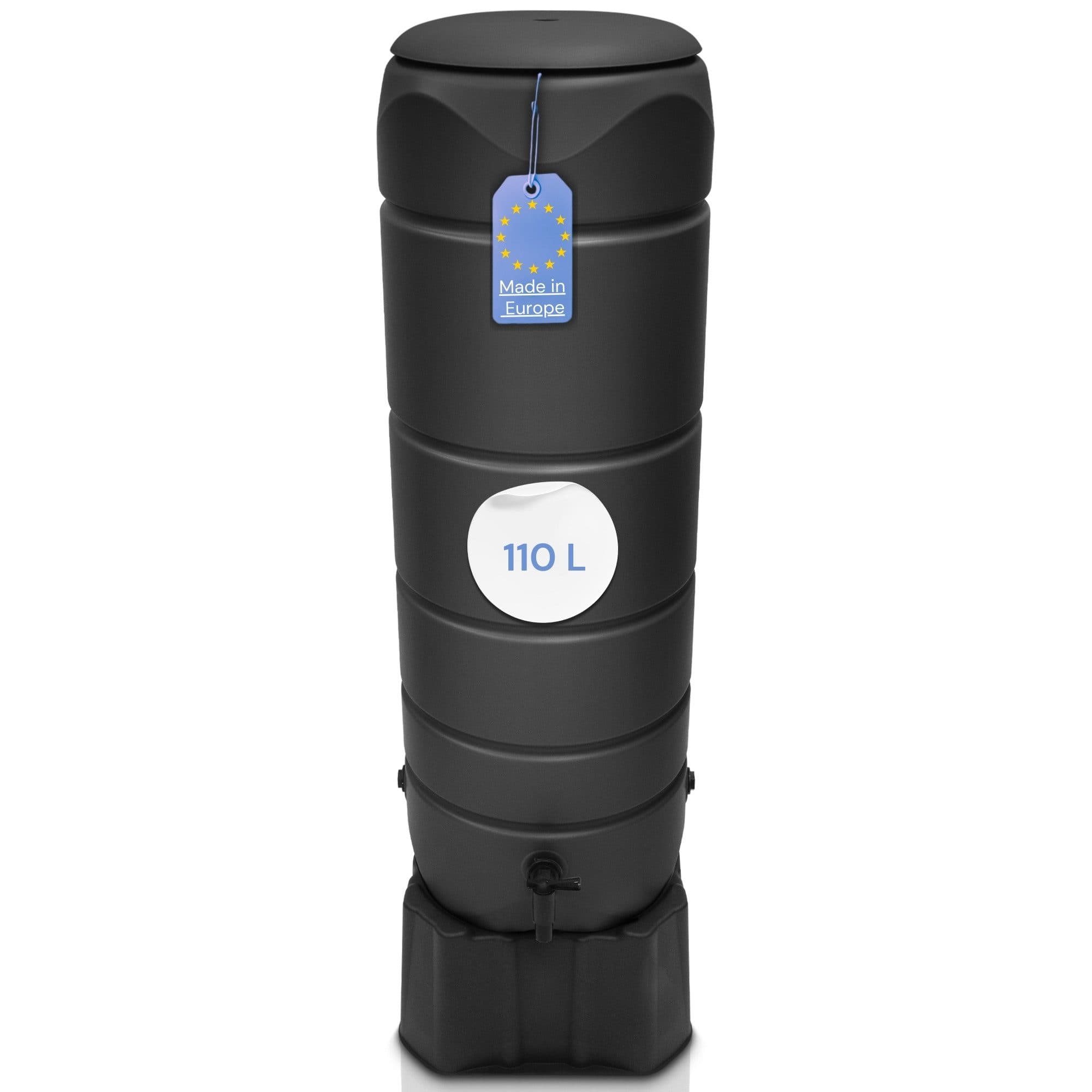 YourCasa Regentonne 110L Schmal mit Standfuß und Wasserhahn - Bild 2