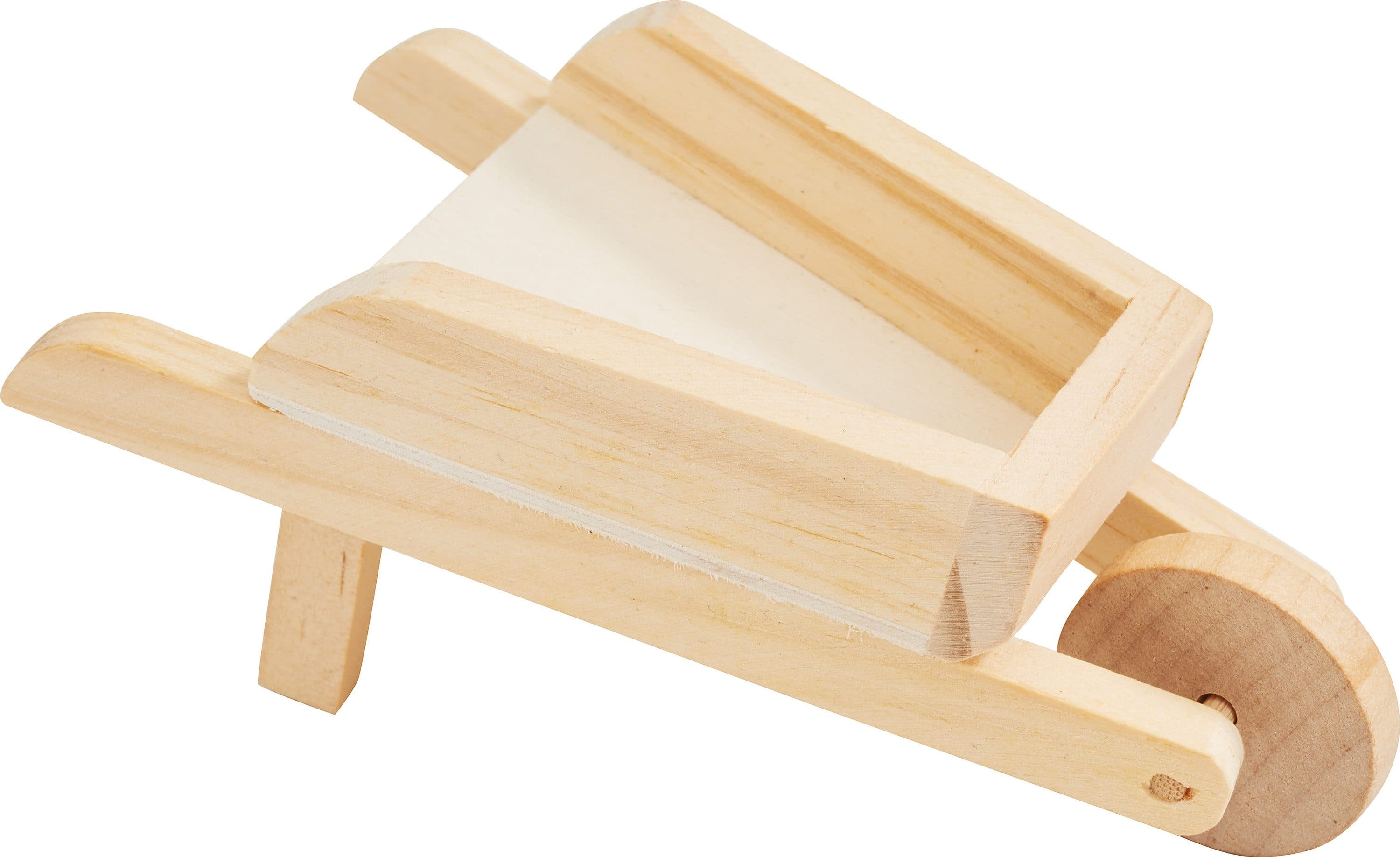 VBS Miniatur-Holzschubkarre 11,5 x 6 x 5 cm