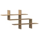 vidaXL Wandregal Artisan-Eiche Modernes Holzregal Bild 2