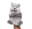 Uni-Toys Kuscheltier Handpuppe Husky oder Hase 24 cm Plüschtier Bild 2