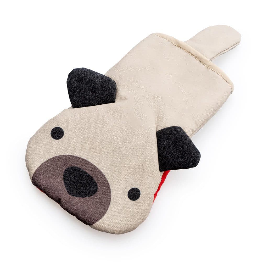 WestCraft Topfhandschuh Woof! Dog Beige Hitzebeständig 250°C - Bild 2