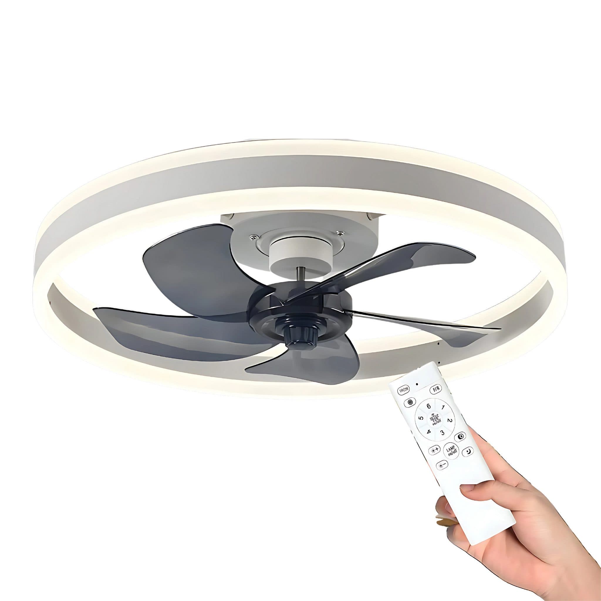 HS.SUPPLY Deckenventilator mit LED & Fernbedienung - Bild 2