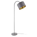 lux.pro Stehlampe Toledo Grau/Gold Schwenkbar Metall Bild 2