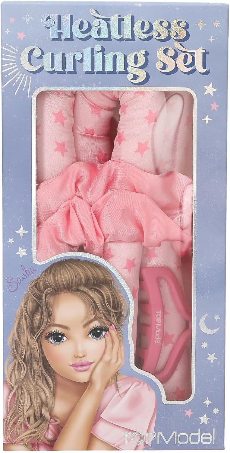 Depesche TOPModel Lockenformerset Beauty and Me Rosa mit Sternen