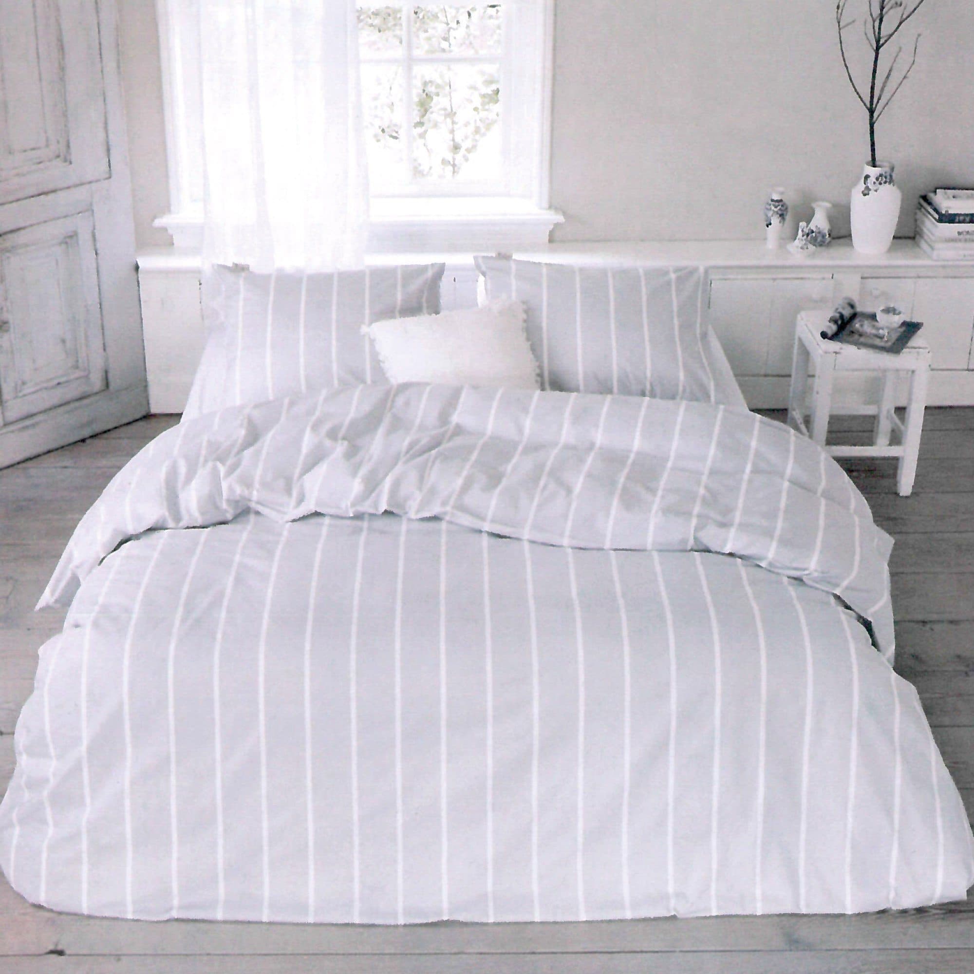 Bestlivings Bettwäsche Set 2-teilig 100% Baumwolle Weiß - Bild 2