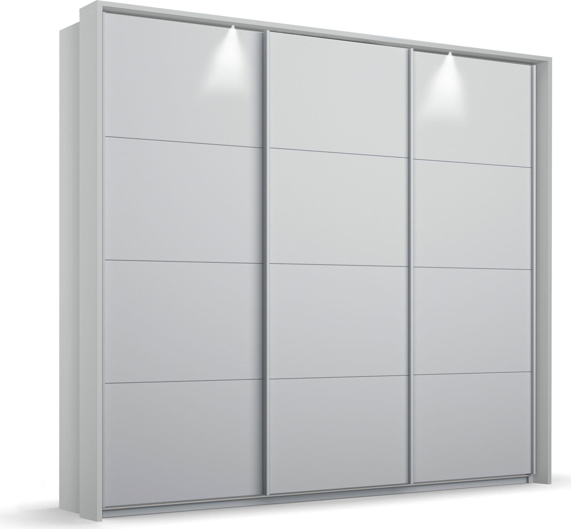 Rauch Schwebetürenschrank Oteli Grau mit 3 Innenschubladen - Bild 2
