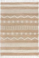 FLAIR RUGS Teppich Medina Beige Natur Streifenmuster Jute Wolle Baumwolle Bild 2