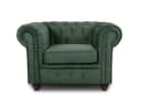 Sofnet Ohrensessel Asti 1 Chesterfield Sessel Grün Chenille Bild 2