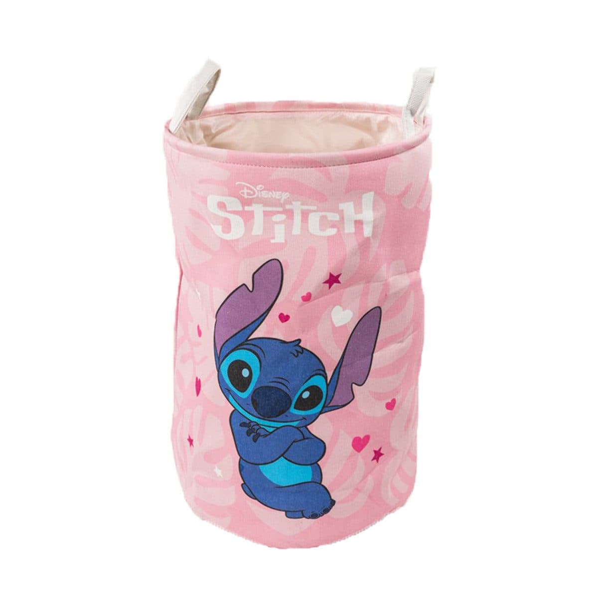 Disney Wäschekorb Stitch Rosa Kinderzimmer Aufbewahrungstasche